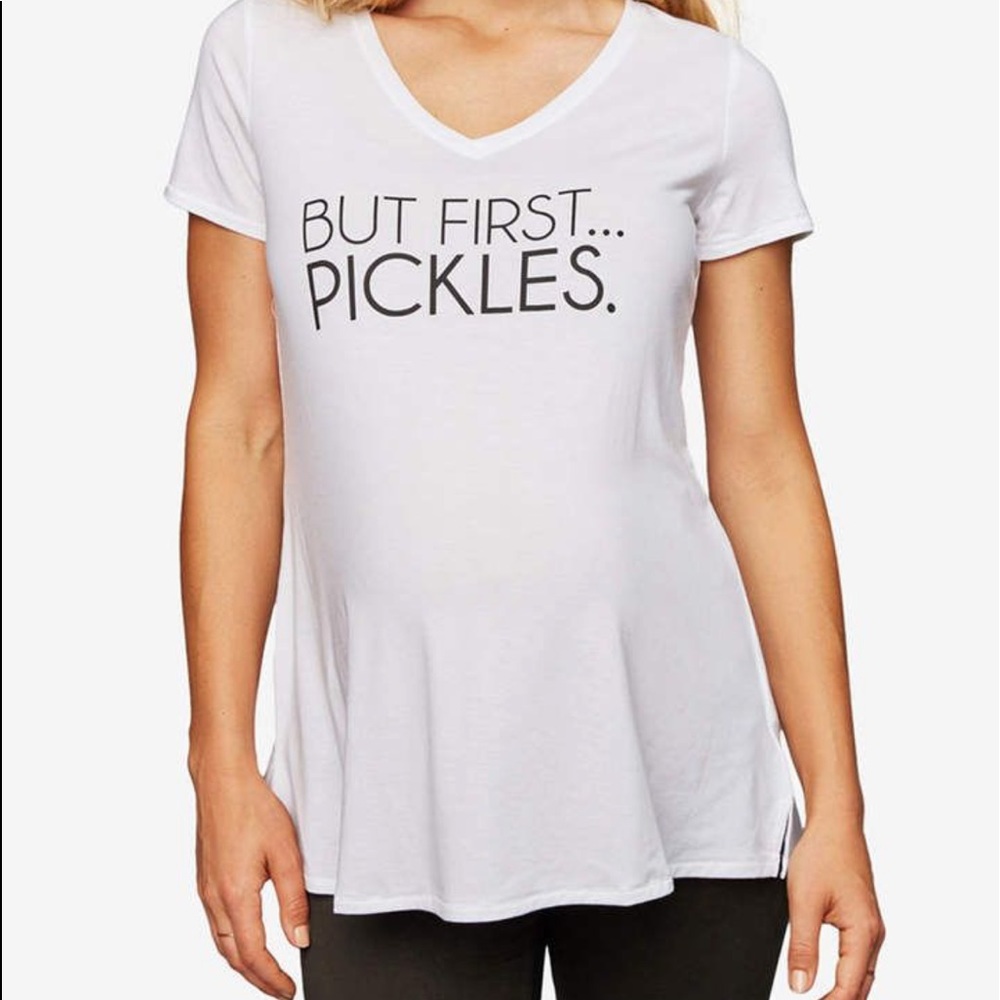 A Pea In The Pod graphic maternity T-shirt